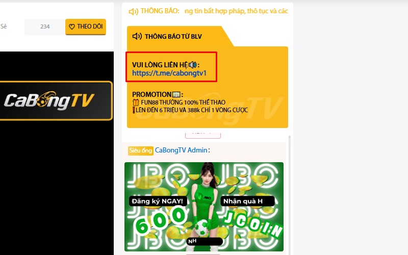 Liên hệ Cabong TV - Tổng kênh liên lạc mới nhất 2025 1 Liên hệ Cabong TV