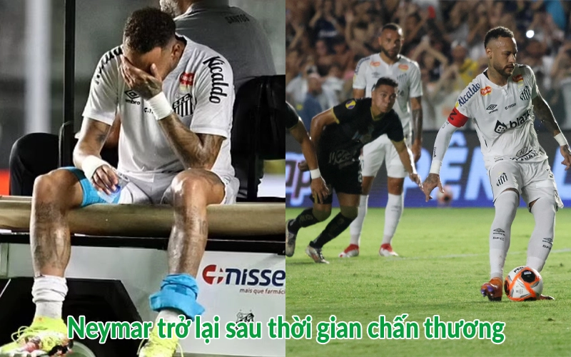 Neymar tạo thành tích sau 4 tháng im hơi lặng tiếng 1 Neymar trở lại sau thời gian chấn thương
