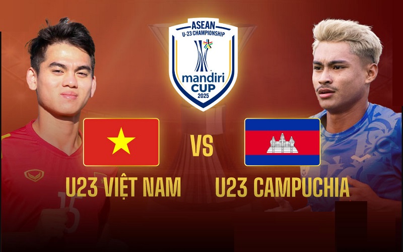 U23 Campuchia đối đầu U23 Việt Nam
